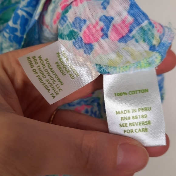 Lilly Pulitzer Gold Label Rainbow Mermaid Tee XXS - Picture 5 of 8